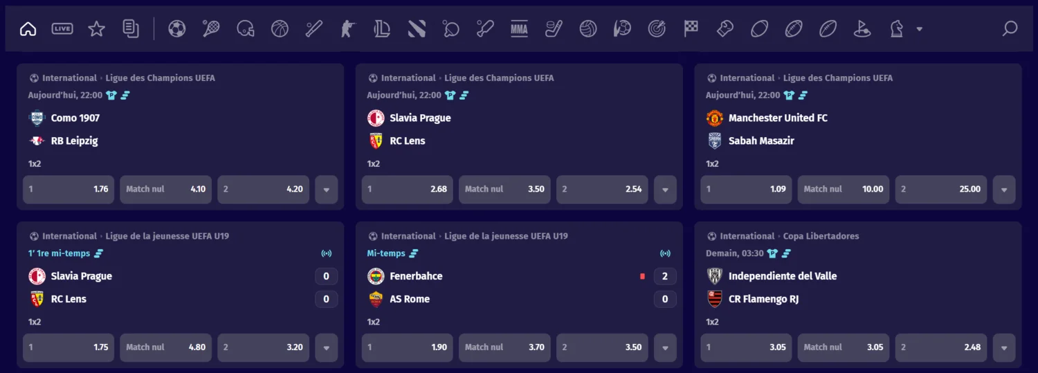 Hyper Lucky Le bookmaker